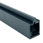 Aluminum Fence Bottom Rail (8 ft Long) for Full Privacy