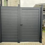 Aluminum Gate with Door Stopper (36 inch Wide)