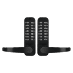 Keypad Lock, Double Side Digital Keypad - Black